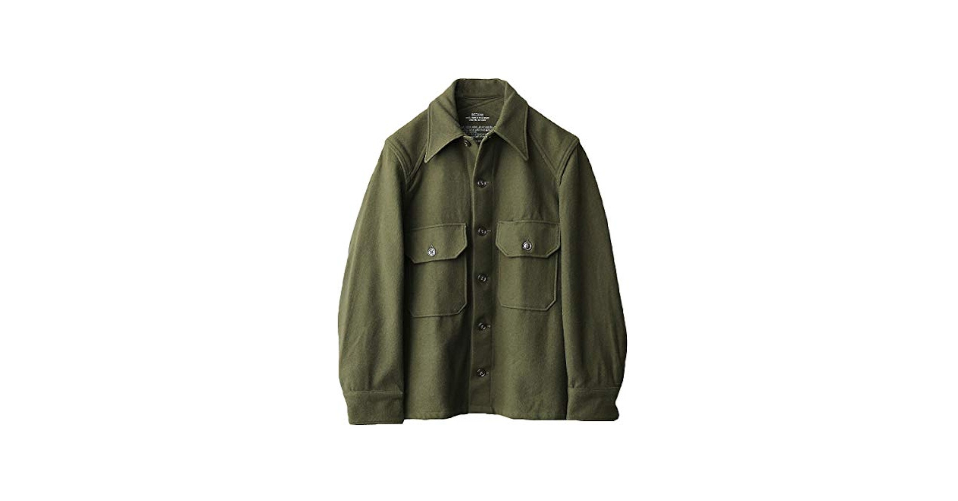 Amazon | 実物 デッドストック 米軍 ヴィンテージ ウールシャツ